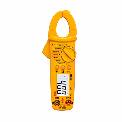 meco 3½ digit 1999 counts 400a ac - trms digital clampmeter (model : dt 2727+)