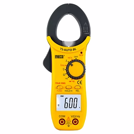meco 3-3/4 digit 4000 counts 600a ac autoranging digital clampmeter – trms (model : 72-auto bl)