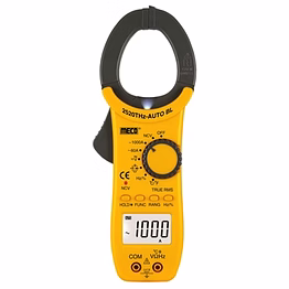 meco 3-5/6 digit 6000 counts 1000a ac auto / manual ranging digital clampmeter with temperature & frequency – trms (model : 2520thz-auto bl)