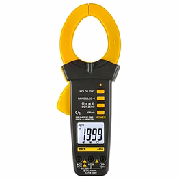 meco 3-1/2 digit 1999 counts 2000v & 2000a dc/ac trms auto & manual ranging clampmeter (model : 4455)