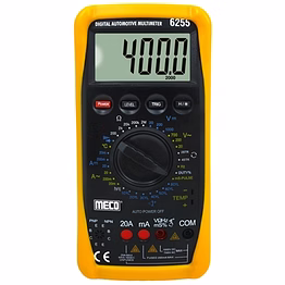 meco digital automotive multimeter (model : 6255)
