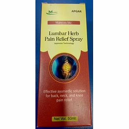 apgar lumbar pain relief spray 50 ml