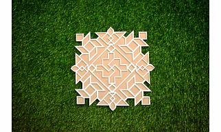 Reusable Rangoli Mat