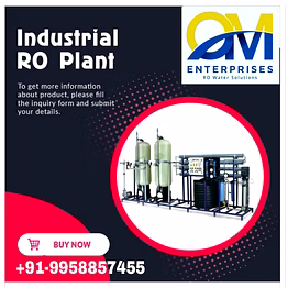 industrial ro plant of 1000 lph