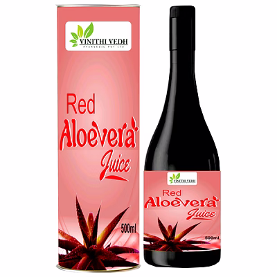 red aloevera juice