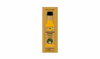 Gulabs mini lemon ginger syrup (100 ml)