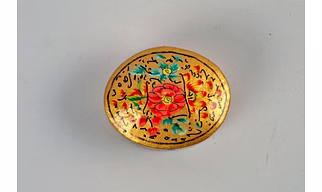 Oval  Jewellery Box .