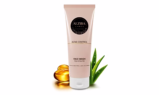 ALZIBA CARES Acne Clean And Clear Face Wash With 2% Salicylic Acid, Aloe Vera And Vitamin E | Effective & Advance Acne / Pimple Care And Control | 100 ML | For Men And Women, All Season & All Skin Types