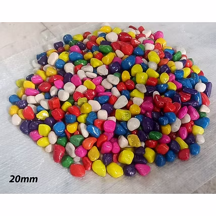 Multicolour Stone Pebbles-12586836