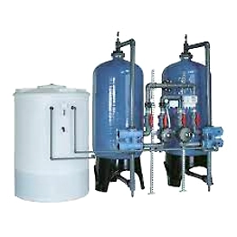 AQUASHAKTI Industrial Water Softener System 2000 LPH