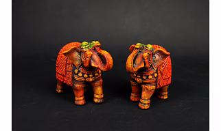 Ashirwad Elephant Set of 2