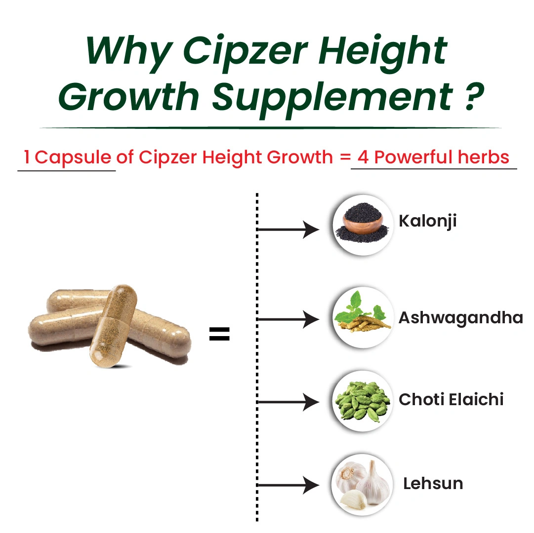 Cipzer Height Growth Maximizer Capsule 60's-1