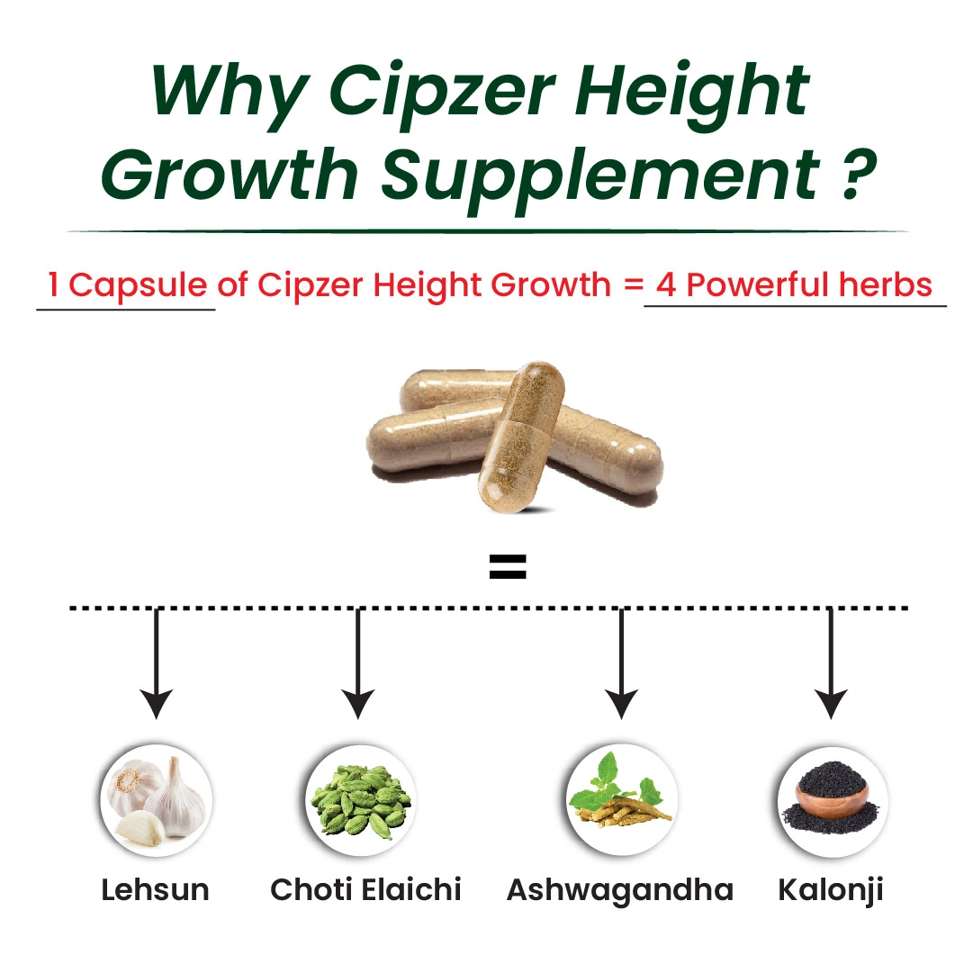 Cipzer Height Growth Maximizer Capsule 60's-4