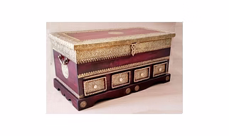 Wooden Trunk Box
