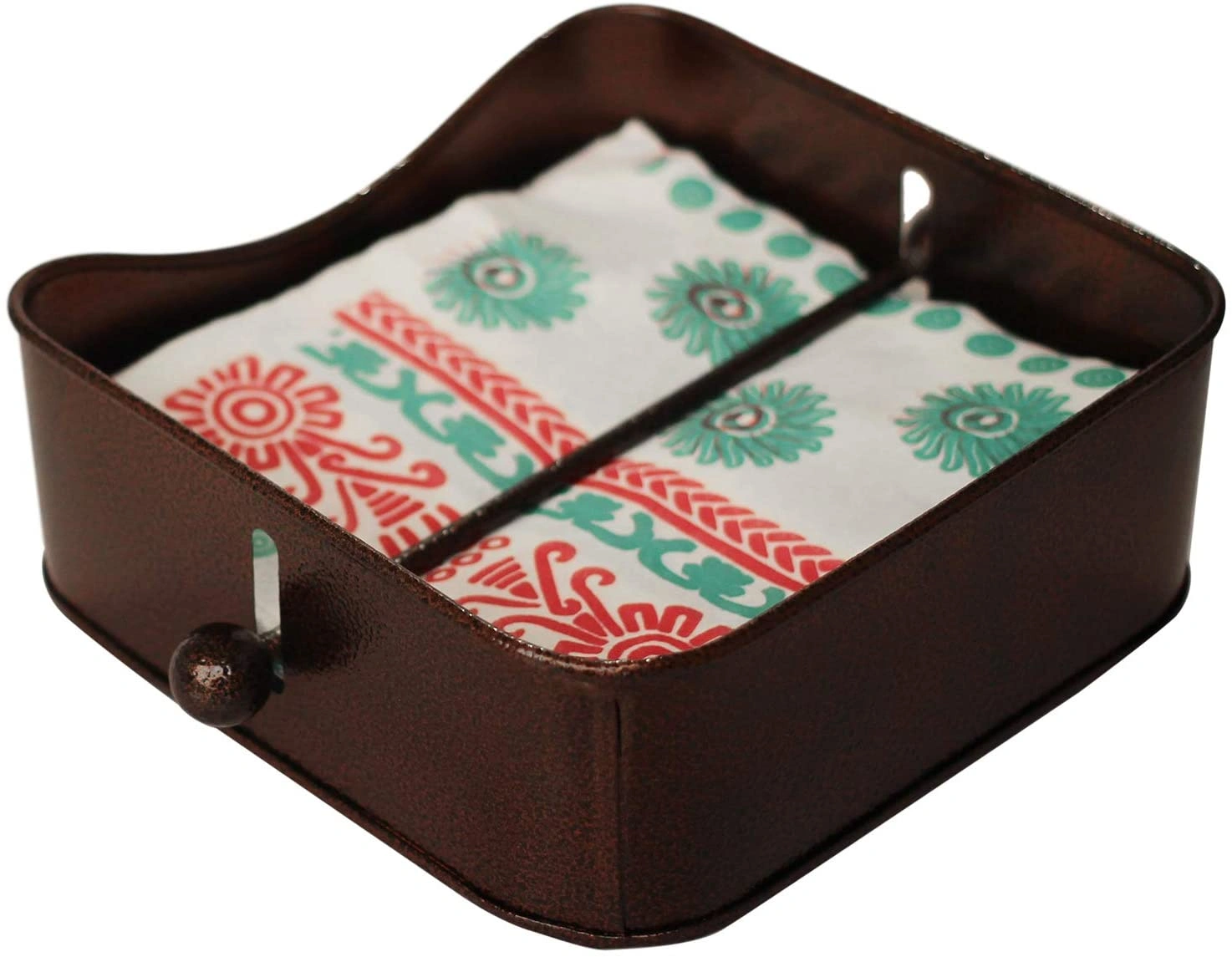 NAPKIN HOLDER BROWN-12578706