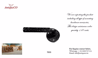 CAST IRON DOOR LEVER HANDLE ET