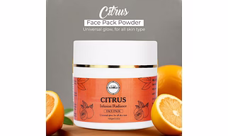 Citrus Infusion Radiance Face Pack 100gm/3.5Oz with fullers earth for all Skin Type for all Genders - AYUSH Certified