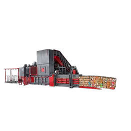 automatic horizontal baling press