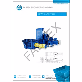 triple action scrap baling press