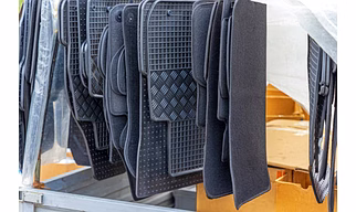 Floor Coverings and Mats with Rubber