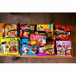 samyang korean noodles super spicy assorted flavors product of korea