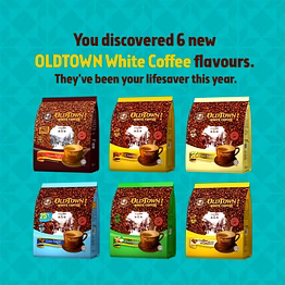 old town authentic malaysian coffee - 13/15 stick packs