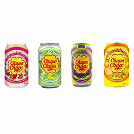 chupa chups sparkling soda 330ml - assorted flavors