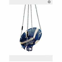 macrame round swing chair
