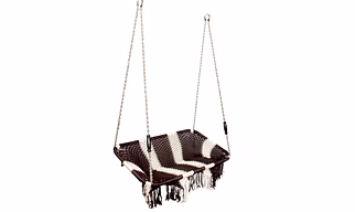 2 Seater Strong Macrame Indoor Swing Chair for Adults