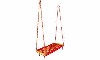 2 Seater Strong Macrame outdoor Swing Chair for Adults