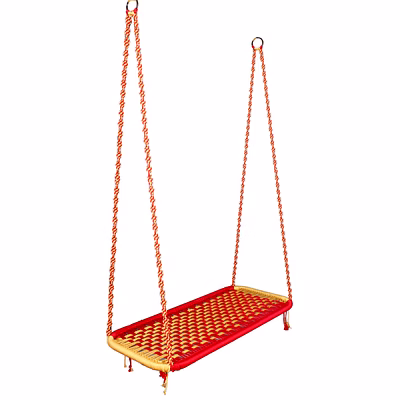 2 seater strong macrame outdoor swing chair for adults