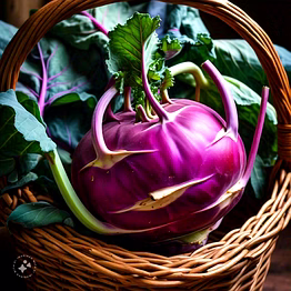kohlrabi (knol-khol or ganth gobi)