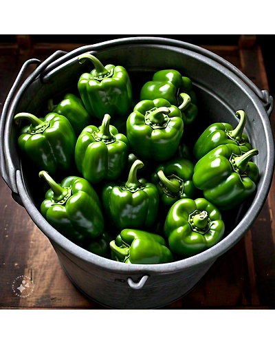 Green Bell Peppers (Capsicum or Shimla Mirch)-36-250g
