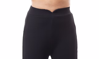 Black Lycra Blend Trousers