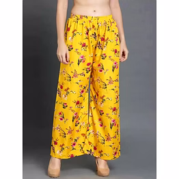 raados women regular fit multicolor crepe trousers