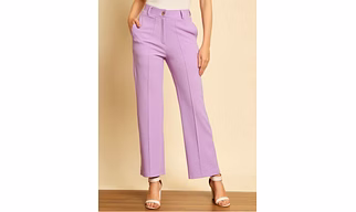 Women Regular Fit  Lycra Blend Trousers