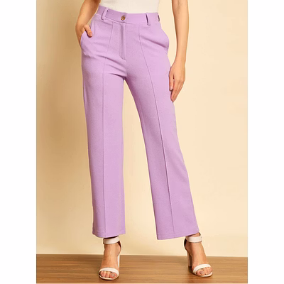 raados women regular fit lycra blend trousers