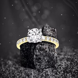 cryson 18k gold labgrown diamond ring