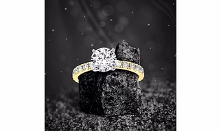 18k gold labgrown diamond ring