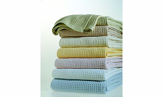 100% COTTON WAFFLE BLANKET