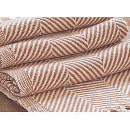 100% cotton herringbone blanket