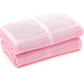 100% COTTON CELLULAR BLANKET
