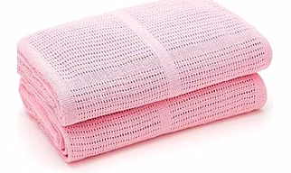 100% COTTON CELLULAR BLANKET