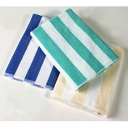 100% cotton cabana stripe beach towel