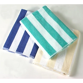 100% COTTON CABANA STRIPE BEACH TOWEL