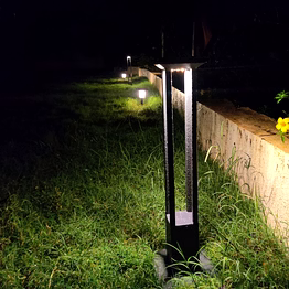 solarbasket solar bollard lamp