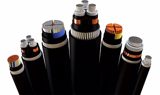 ALUMINUM & COPPER ARMOURED CABLE.