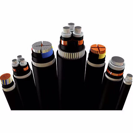 ALUMINUM &amp; COPPER ARMOURED CABLE.-12583618
