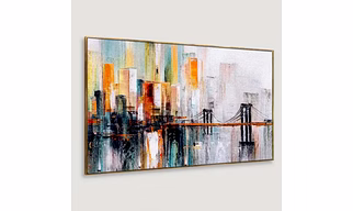 Cityscape Wall Painting