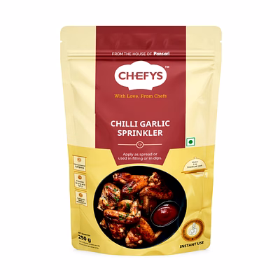 chefys chilli garlic sprinkler 250g